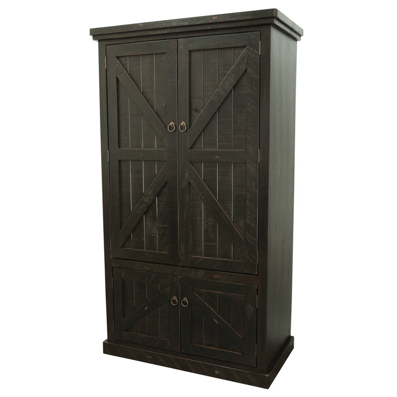 Union Rustic Kellogg Rustic Double Door Armoire & Reviews Wayfair.ca